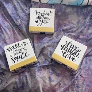 Set of 3 Lovely Decor Items!